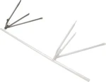 Allstar ALL22391 Door Bar Mount Rear 5 Ft Long 1-1/4 In Od Steel. Fixed Price $91.99.