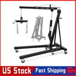 2 Ton Folding Engine Hoist Cherry Picker Shop Crane Lift 4400LBS W/ Lever. Fixed Price $233.29.