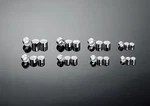 Highway Hawk Covers Hex Bolts M5 Chrome Motorcycle Street HH-03-325. Fixed Price $14.61.