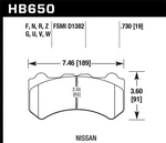 Hawk Performance HB650F.730 Hps Disc Brake Pad Fits 09-18 Gt-r. Fixed Price $180.99.