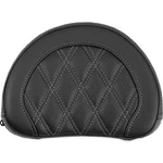 Saddlemen Contoured Sissy Bar Pad - Lattice Stitch Silver 051318405. Fixed Price $119.00.