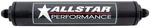 Allstar Fuel Filter Alum Blue Paper Element -8AN Male Inlet/outlet Dia. 12". Fixed Price $56.99.