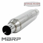 Mbrp 2.5" In/outlet 20" Long Armor Pro T304 Resonator Universal Muffler R1012. Fixed Price $129.99.