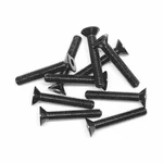 Racers Edge - Aluminum Alloy Flat Head Screw 3X18MM Black (10PCS). Fixed Price $10.99.