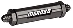 Moroso 23850 In-line Screened Oil Filter With 10 An Fittings, Aluminum, Black. Fixed Price $84.99.