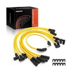 A-premium Ignition Spark Plug Wires Set Of 9 Compatible With Chevrolet Silver.... Fixed Price $53.49.