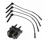 Trq Ignition Kit Coil Spark Plugs Wire Set Compatible With 2004-2005.... Fixed Price $94.12.
