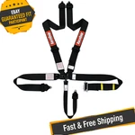 Racequip 813003 Black 5-POINT Ratchet Sfi Racing Harness Set. Fixed Price $225.55.