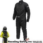 Allstar Performance Sfi 3.2A/1 Driving Suit Black. Fixed Price $129.99.