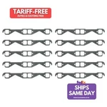 Fel-pro FEL1404B, Set Steel Core Laminate Sbc Exhaust Gaskets (10PK) Perfo. Fixed Price $119.91.
