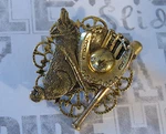 Coyote Husky Baseball Pin 24 Karat Gold Plate Softball Bat Glove. Fixed Price $21.00.