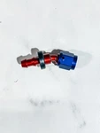 Xrp 233004 #4 Degree Push On Hose End Aluminum Blue/red. Fixed Price $14.00.