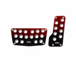 Universal Nitro Red/black Foot Pedals Pads Covers Automatic Transmission. Fixed Price $29.99.