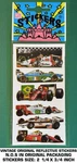 Formula 1 Various - Vintage Original Vinyl Decal Sheet Total 6. Fixed Price $9.45.