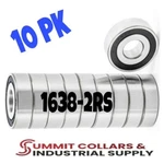 1638-2RS Seals Bearing Bore 1638-RS Ball 2"X 3/4" 9/16" (10PK). Fixed Price $48.35.