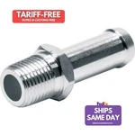 Allstar ALL99312, One Natural Aluminum Rad Overflow Fitting 1/8 Npt To 5/16IN Ho. Fixed Price $26.91.