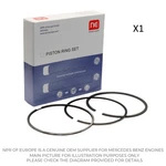 Piston Ring Set For 2500 3500 Sprinter OM612 OM647 2.7 88.00MM Cyl (us Stock). Fixed Price $44.96.