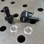 M12 To 8MM Hose Barb Banjo Fitting. Fixed Price $21.40.