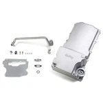 Holley 302-1 Ls Series Retro-fit Engine Swap Max Clearance Oil Pan Kit, Aluminum. Fixed Price $506.99.