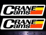 Crane Cams - Set Of 2 Original Vintage 1970 Racing Decals/stickers. Fixed Price $5.50.