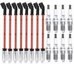 8X 41-962 Spark Plug Wires Set For Chevy 6.0L, 9748HH 10.5MM Red W.... Fixed Price $51.86.