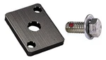 Moroso 23790 Oil Pump Block Off Plate Chevy V6/V8 Aluminum Black Anodized. Fixed Price $27.99.