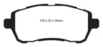 Ebc Yellowstuff Front Brake Pads Ford Fiesta 1.6 10+. Fixed Price $120.61.