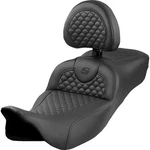 Saddlemen Extended Reach Roadsofa Seats With Drivers Backrest 808-07B-209B0. Fixed Price $875.00.
