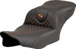 Saddlemen Roadsofa Seat Orange Stitch Harley Davidson Glide/street. Fixed Price $643.00.