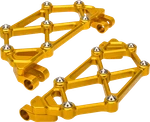 Arlen Ness Diamond Mini Gold Driver Floorboards 1982-2025 Harley Touring Softail. Fixed Price $334.95.
