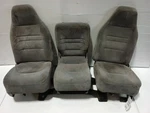 92-96 Ford F150 Bronco F250 F350 40/20/40 Gray Cloth Front Seats W/center 623943. Fixed Price $1349.69.