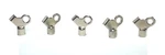 Wal-rich Radiator Bleeding Air Valve Key Chrome Plated Lot Of 5 Silver. Fixed Price $12.91.