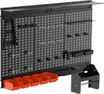 Metal Pegboard Wall Organizer 4FT Wide, Tool Storage System For Garage. Fixed Price $235.77.