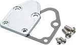 Allstar Fuel Pump Blockoff - Aluminum Clear Anodize Small Chevy Each. Fixed Price $34.90.