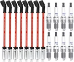 8X Spark Plugs And Wires For Chevy 5.3L, 10.2MM Red. Fixed Price $53.59.