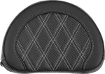 Saddlemen Contoured Sissy Bar Pad - Lattice Stitch Silver 051320705. Fixed Price $114.00.