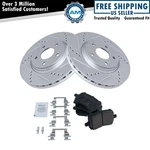 Performance Drilled Slotted Brake Rotor Ceramic Pad Front Set Gm. Fixed Price $89.26.