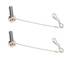 TI22 Performance TIP6116 Aero Wing Tree Pin Kit 1/4X5/8 Pair Titanium. Fixed Price $61.99.