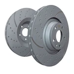 Ebc GD7116 Turbo-groove Front Brake Discs 280MM Vented Slotted Dimpled For 03-09. Fixed Price $263.95.