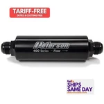 Peterson Fluid 09-0453, One Black Aluminum -16 Inline Oil Filter 60 Mic. With By. Fixed Price $371.87.
