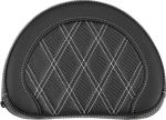 Saddlemen Contoured Sissy Bar Pad - Lattice Stitch White 051320706. Fixed Price $114.00.