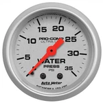 Autometer 4307 Ultra-lite Series 2-1/16" Water Pressure Gauge, 0-35 Psi. Fixed Price $116.16.