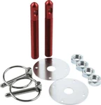 Allstar Performance ALL18501 Alum Hood Pin Kit 1/2IN With 1/4IN Clips Red. Fixed Price $13.49.