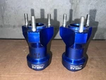 Freeline Birel 100MMX30MM Rear Hub Pair Blue. Fixed Price $119.00.