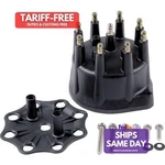 Allstar ALL81226, One Black Plastic Fits Ford Distributor Cap And Retainer Perfo. Fixed Price $46.97.