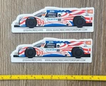 Imsa Sean Creech LMP3 Ligier Prototype Stickers 4"X1.5" Decals Elms Lot 2. Fixed Price $5.00.