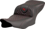 Saddlemen Roadsofa* Fits Seat - Dragon Scale Stitch Red W/o Backrest. Fixed Price $643.00.