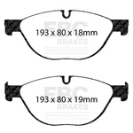 Ebc Brakes DP42019R Yellowstuff Street And Track Pads. Fixed Price $264.15.