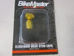 Nos Aluminum Valve Stem 2 Pack Gold Caps FHM051G. Fixed Price $20.61.
