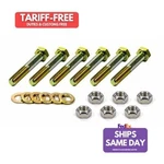 Quarter Master 309507, Set Of 6 Cadmium Steel Bolt Kit 7.25IN Disc Performance. Fixed Price $47.08.